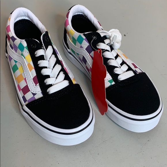 VANS BIG KID WARD SNEAKERS Party Check - Picture 8 of 14